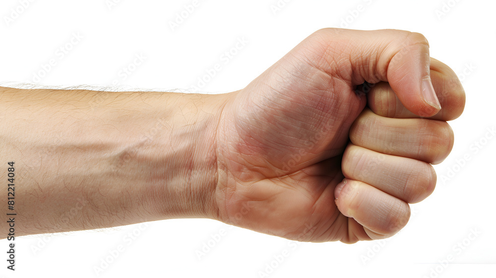 Hand gesture, thumb and index finger showing something small, little, isolated on white Hand gesture, thumb and index finger showing something small, little, isolated on white