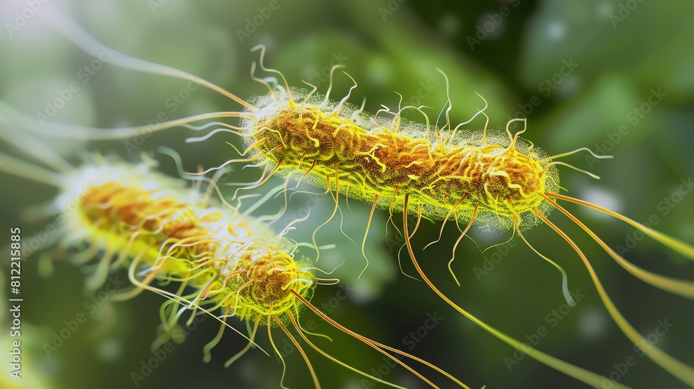 3D illustration of E