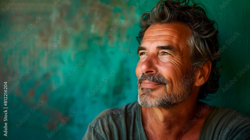 Retrato de un hombre mayor con barba