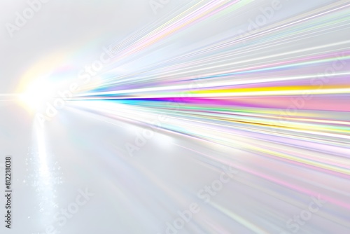 Blur colorful rainbow magic zoom fast speed motion effect abstract background for design.