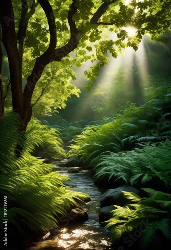 intriguing sunlight filtering through foliage creating shadows natural landscapes  patterns  leaves  silhouettes  shapes  glowing  trees  branches  plants