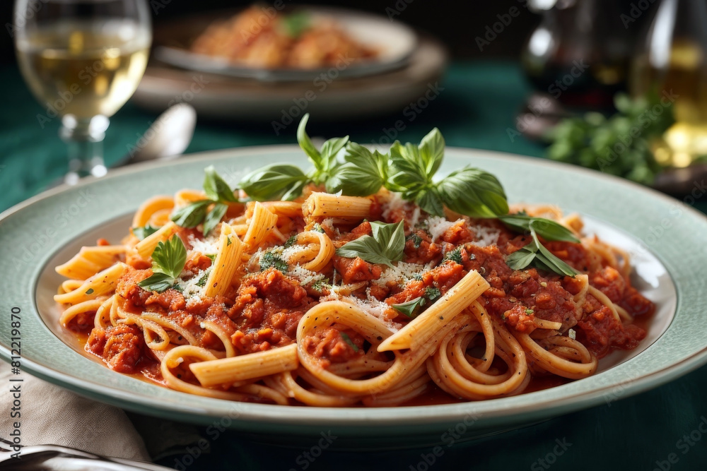 pasta with sauce pasta with sauce