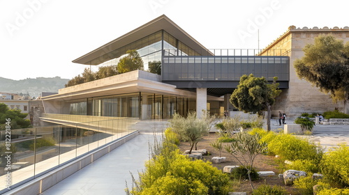 Acropolis Museum Athens Greece By Day Under the br_012