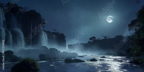 Catarractas del Iguazu ArgentinaBrazil In a mystic_001