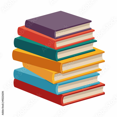 Book illustration. Textbook bookshop. Document cover. Stack books. Dictionary hardcover. Knowledge education. School reading. Bookstore university. College learning. Library learn.