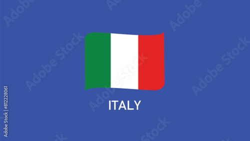 Free Download Italy Flag Ribbon Teams European Nations 2024 Abstract Countries European Germany Football Symbol Logo Design Vector Illustration - GFXLoad