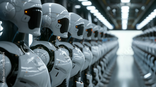 Wallpaper Mural Robot Factory Assembly Line Torontodigital.ca