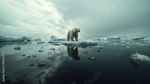 Polat bear in danger of extinction as ice melts