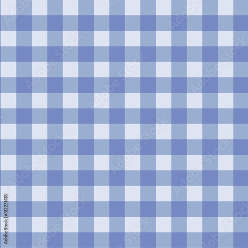 Gingham pattern seamless Plaid repeat in pink and white. Design for print, tartan, gift wrap, textiles, checkered background for tablecloth