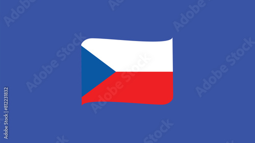 Free Download Czechia Emblem Ribbon European Nations 2024 Teams Countries European Germany Football Symbol Logo Design Vector Illustration - GFXLoad