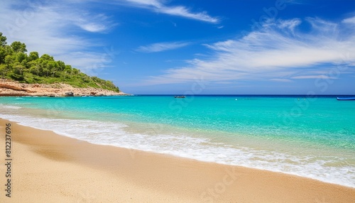 beautiful mediterranean tropical beach background