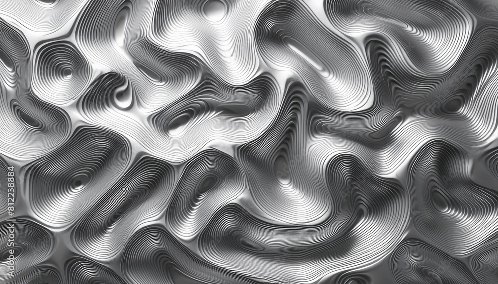 abstract 3d background with flowing liquid metal texture seamless ...