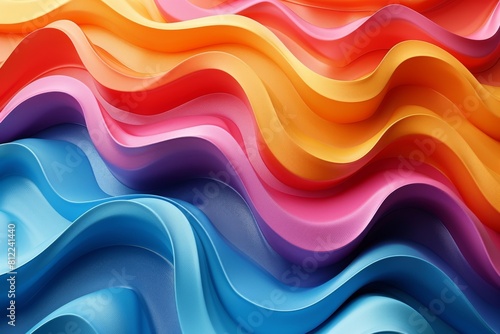 A visually striking abstract background with vibrant waves of color in a flowing pattern
