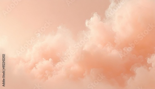 light soft peach cloud smoke abstract background