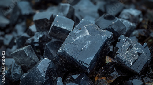 Macro stone Fluorite mineral on white background close up photo
