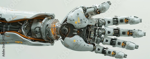 A robot with interchangeable arms and hands for different tasks