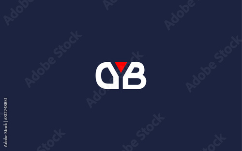 letter db with cocktail logo icon design vector design template inspiration