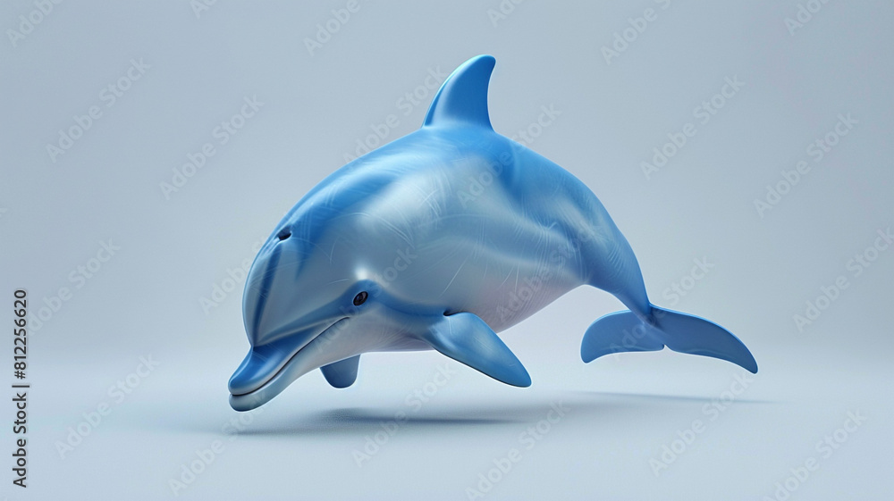 pretty and charming 3D dolphin fish. pretty and charming 3D dolphin fish.