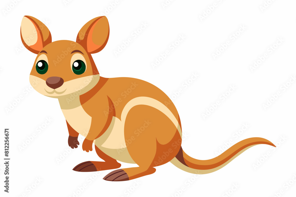 kangaroo rat cartoon vector illustration kangaroo rat cartoon vector illustration