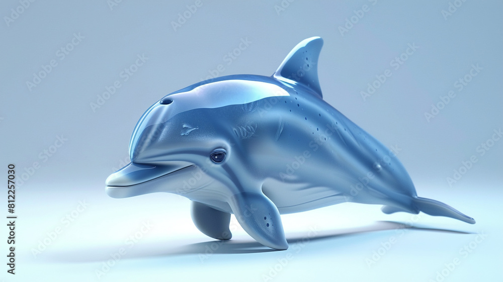 pretty and charming 3D dolphin fish. pretty and charming 3D dolphin fish.