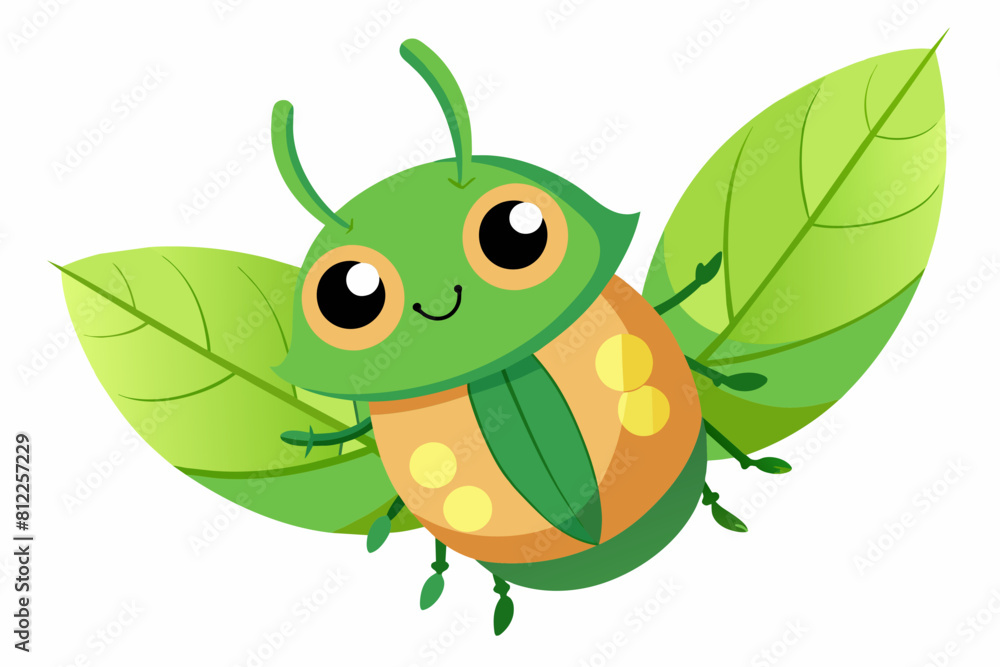 leaf beetle cartoon vector illustration leaf beetle cartoon vector illustration