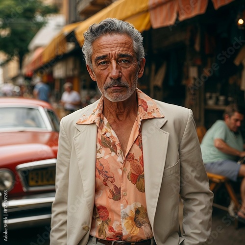 attractive man on the streets of Havana