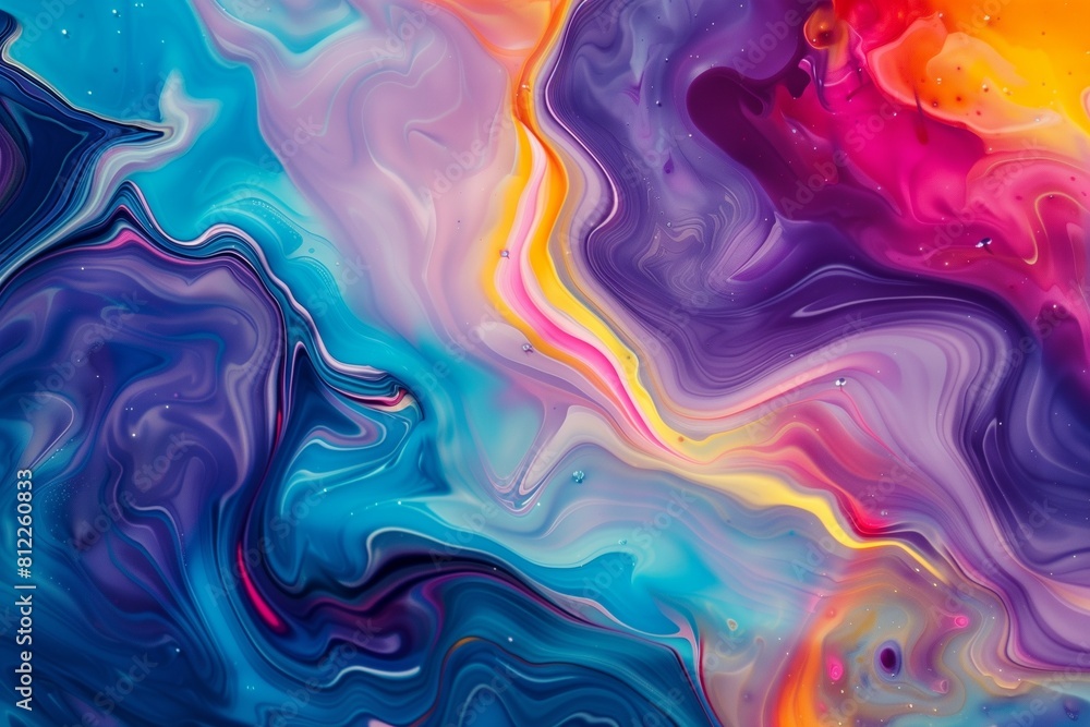 Abstract background of water waves, waves, water ripples, marble, moving colorful liquid paint. Colorful marble liquid waves. Beautiful liquid art 3D Abstract Design Colorful marble video