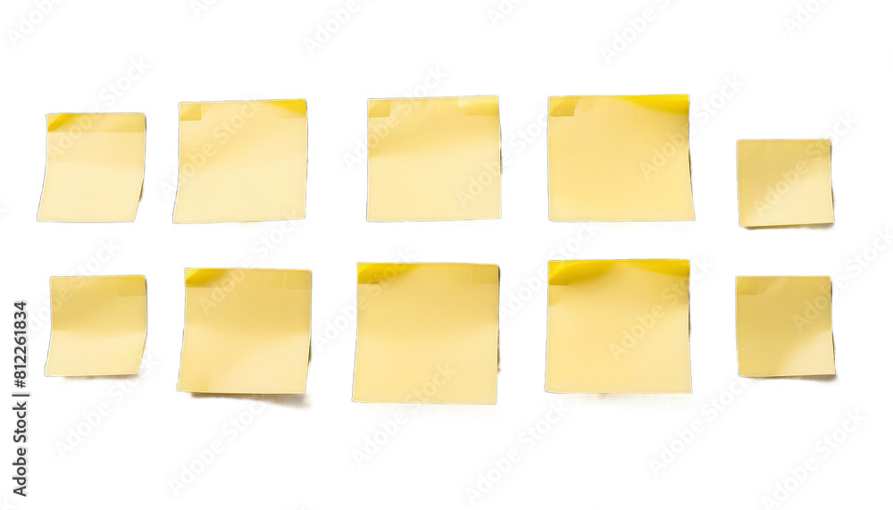 post white yellow transparent sticky note background paper reminder message blank pin office business memo empty post-it pad adhesive stick board announcement notepaper list remind sticker