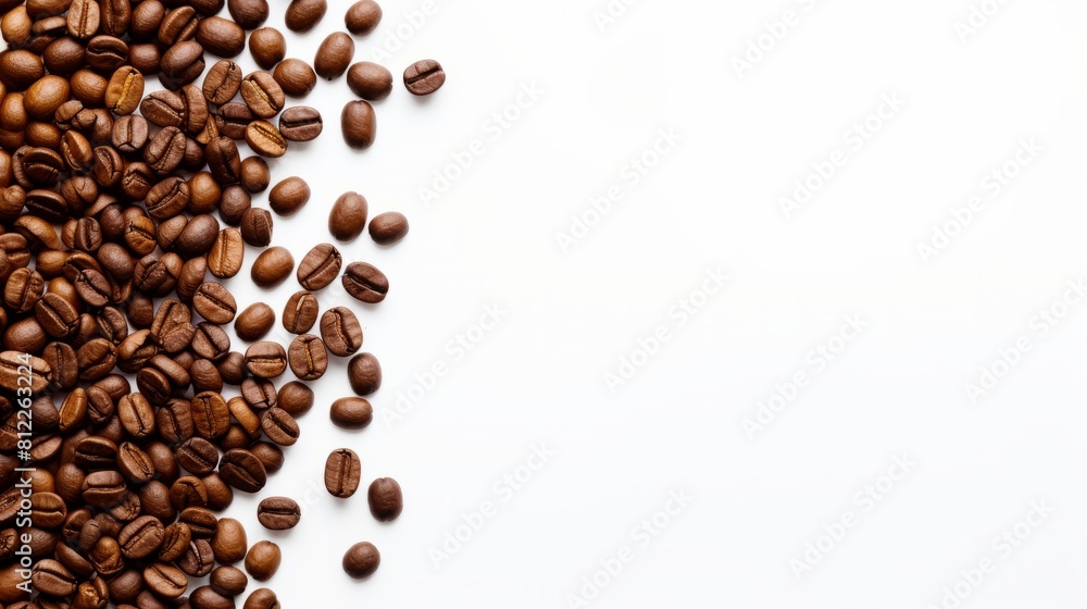 coffee beans isolated on white background coffee beans isolated on white background