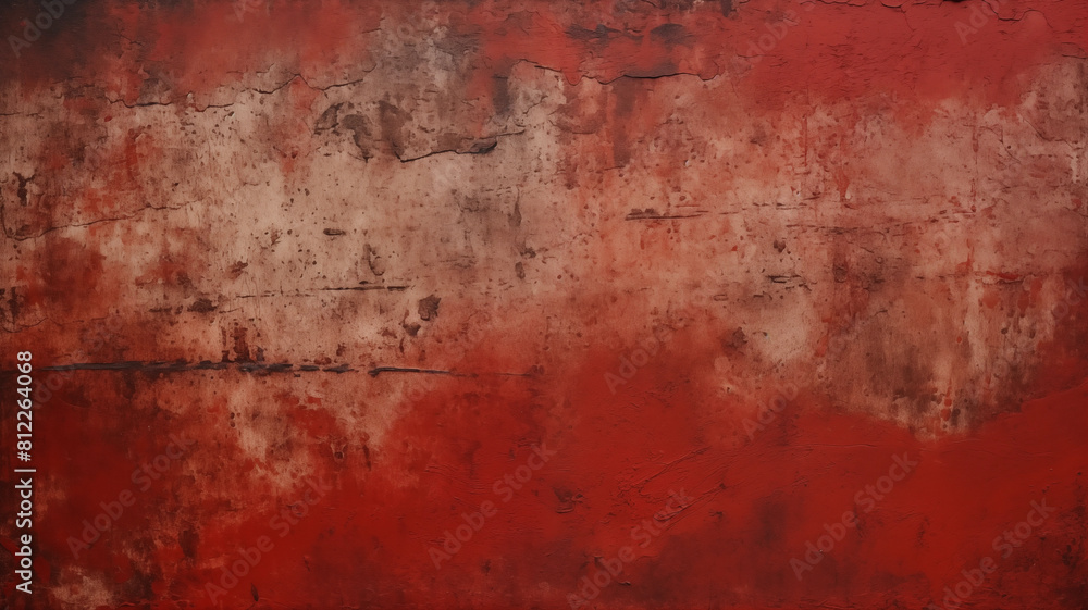 red concrete wall with various coats and fading red concrete wall with various coats and fading