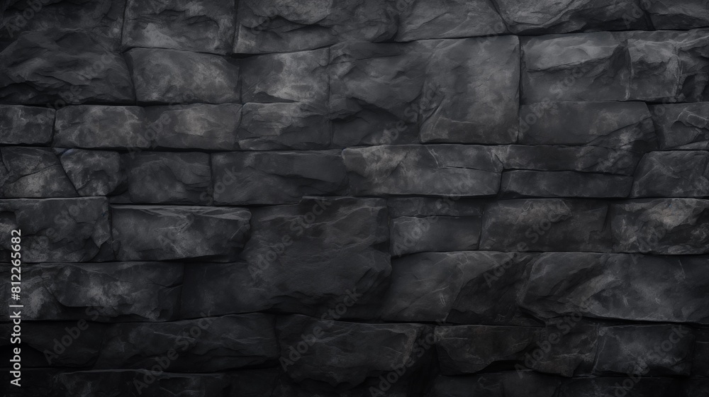 Dark stone wall with a seamless and sturdy texture Dark stone wall with a seamless and sturdy texture