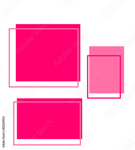 set of frames shape tools element geometric