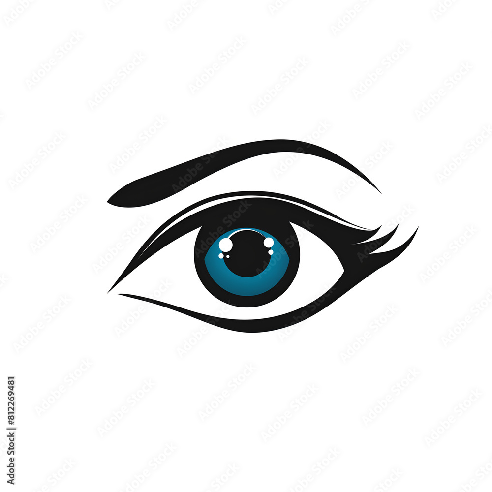 Simplistic Eye Icon Design on a Clean White Background: Minimalist and Modern Graphic, Ideal for Contemporary Branding and User Interface Applications Simplistic Eye Icon Design on a Clean White Background: Minimalist and Modern Graphic, Ideal for Contemporary Branding and User Interface Applications