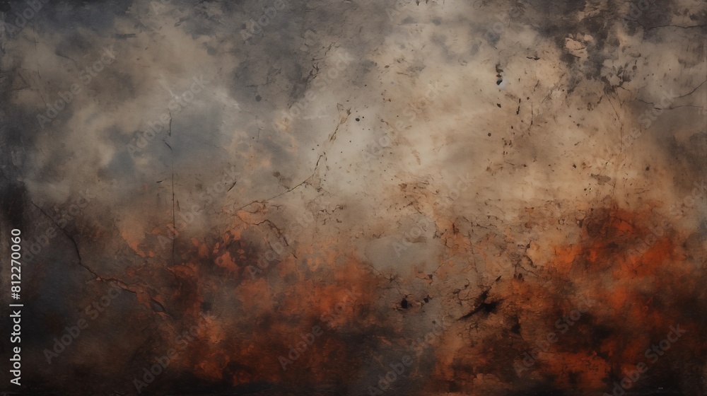 Dramatic Abstract Sky with Brooding Orange and Gray Textures Dramatic Abstract Sky with Brooding Orange and Gray Textures