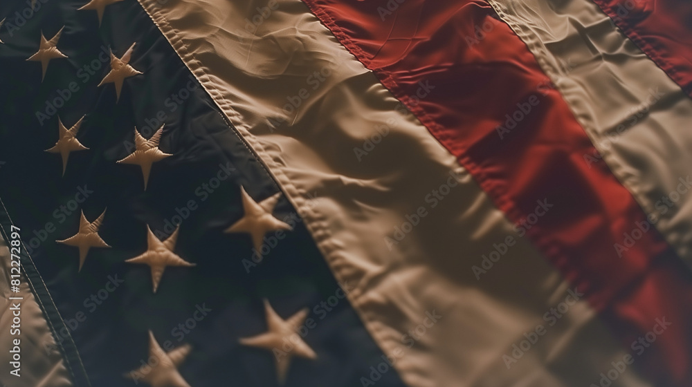 Close Up of an American Flag Close Up of an American Flag