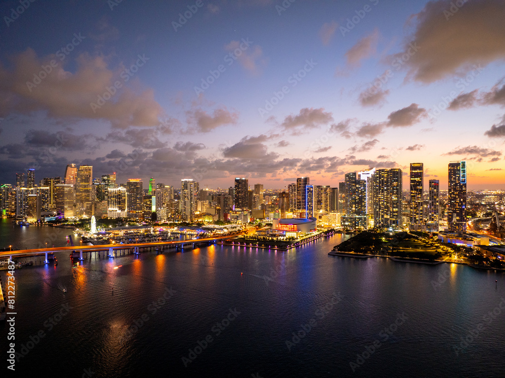 Obraz premium Best Miami sunset of the year