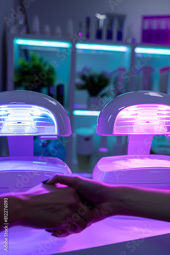 Comparative Analysis of UV and LED Nail Lamps in a Professional Nail Salon Setting