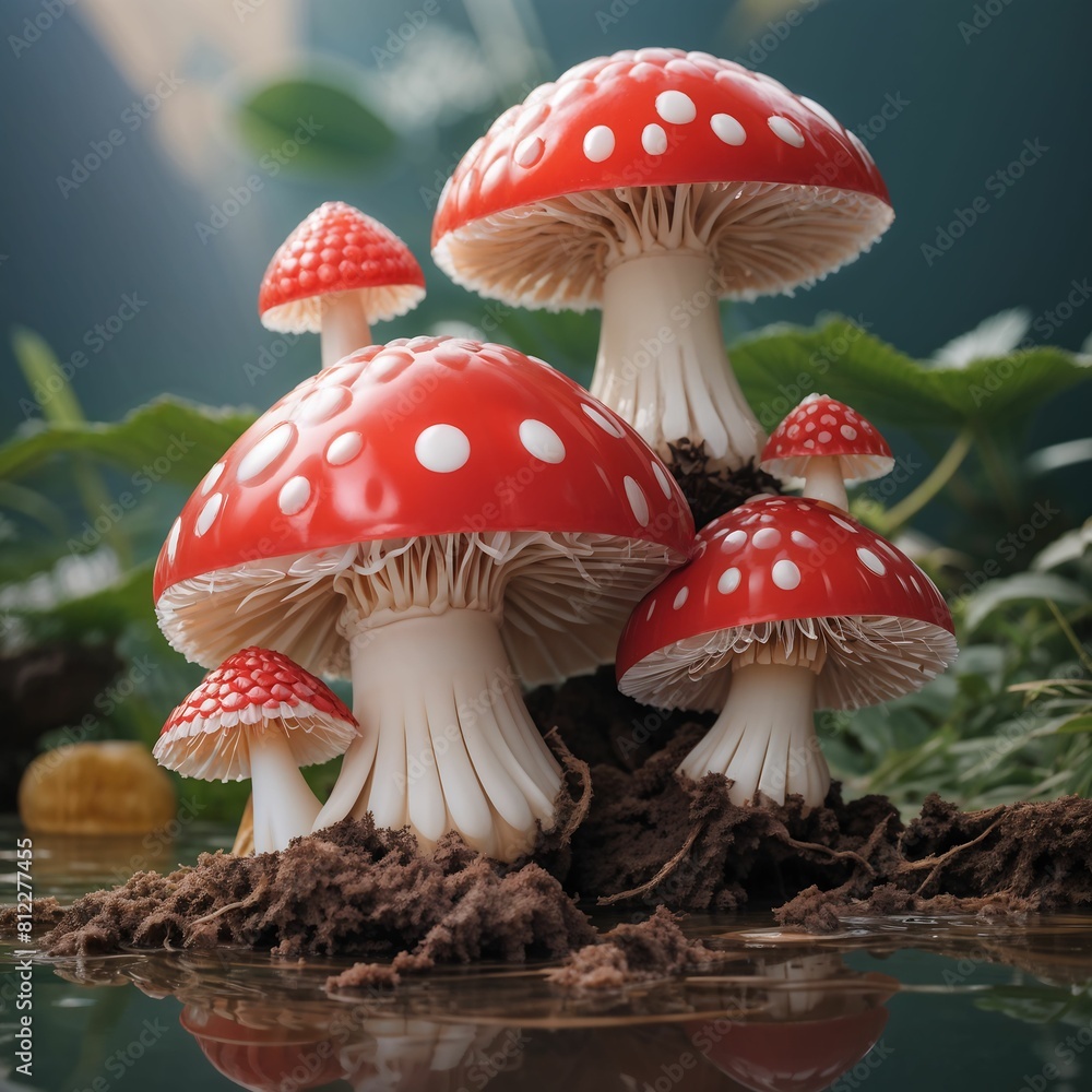 Fototapeta premium fly mushroom