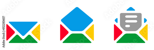 colorful mail icon
