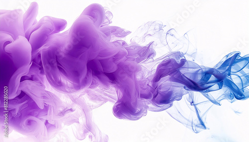 Psychedelic Atmosphere  Vibrant Smoke Convergence in Surreal Art Composition