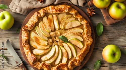 Deliciously Perfect Pairing: Savoring Apple Pie and Ice Cream in Stunning
