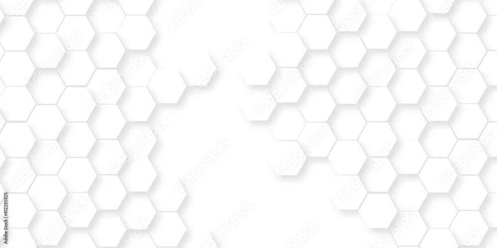 Vector abstract pattern with hexagonal white and gray technology line paper background. Hexagonal 3d grid tile and mosaic structure mess cell. white and gray hexagon honeycomb geometric copy space. Vector abstract pattern with hexagonal white and gray technology line paper background. Hexagonal 3d grid tile and mosaic structure mess cell. white and gray hexagon honeycomb geometric copy space.
