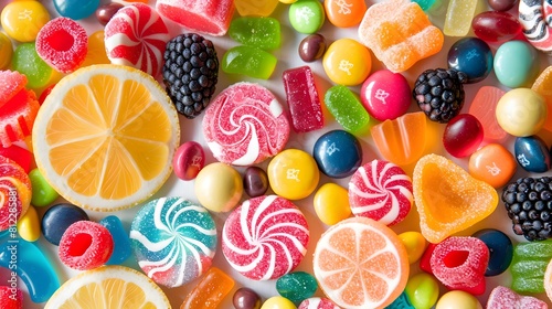 Assorted hard candy 