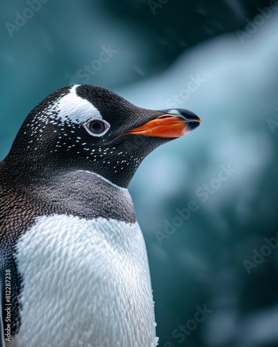 Mystic portrait of Penguin Adelie