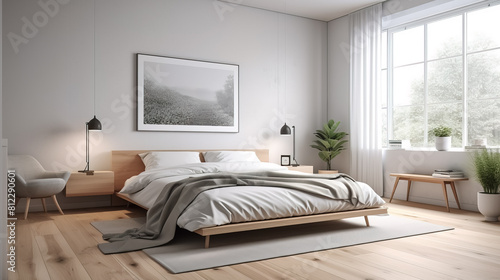 Beautiful Modern minimalist bedroom design