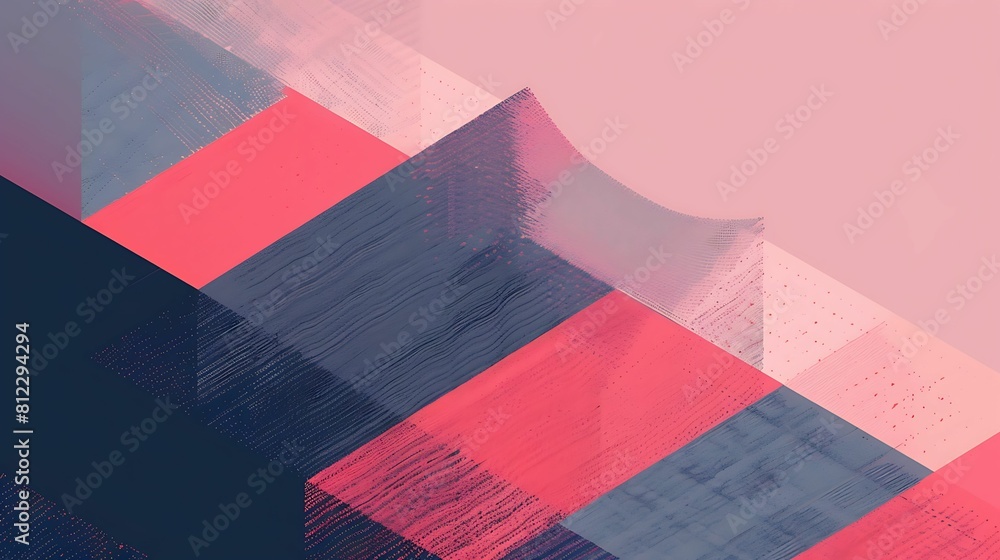 Fototapeta premium Abstract pink and black background bright realistic