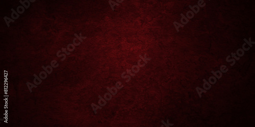 Abstract Dark red marble stone wall grunge backdrop texture background with high resolution. Old wall backdrop gradient texture cement dark red background abstract dark color design.  