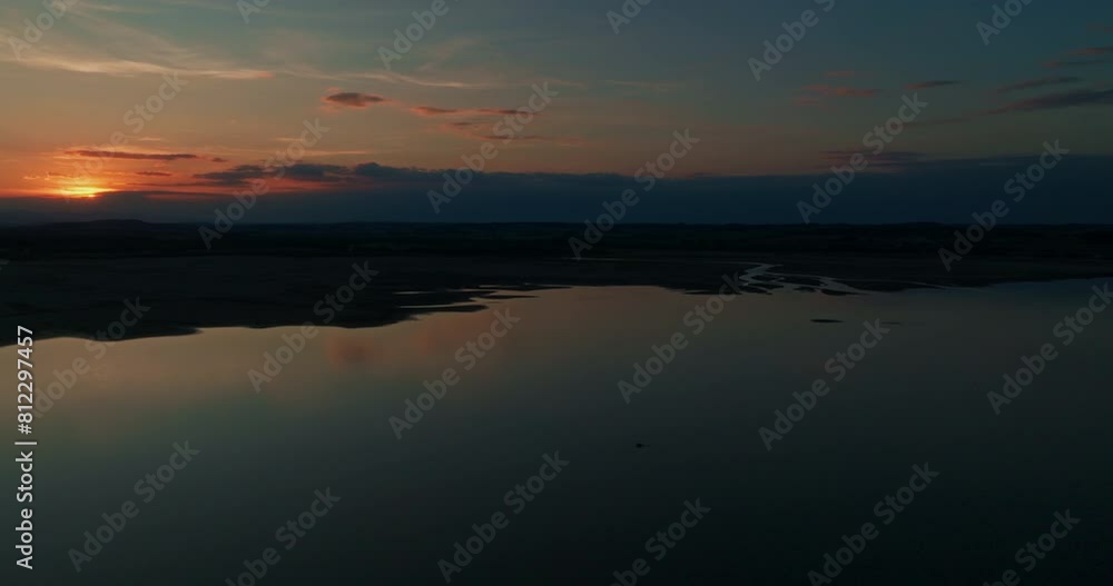 Sunset Aerial View Sunset Aerial View