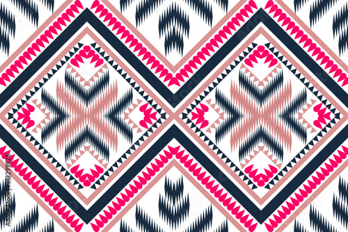 Wallpaper Mural floral paisley embroidery on white background.Ikat ethnic oriental seamless pattern traditional.Aztec style abstract vector illustration.design for texture,fabric,clothing,wrapping,decoration. Torontodigital.ca