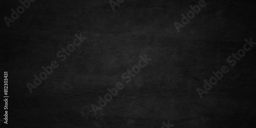 Dark black stone wall blank background with copy for space design. Dark grey black slate background or backdrop texture. High Resolution on dark black Cement Texture Background.